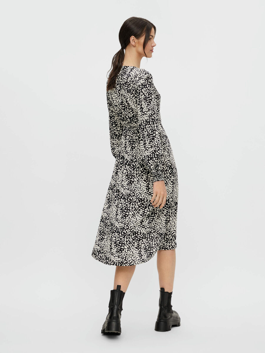 Pieces OVERSLAG MIDI JURK, Black, highres - 17116627_Black_879768_004.jpg