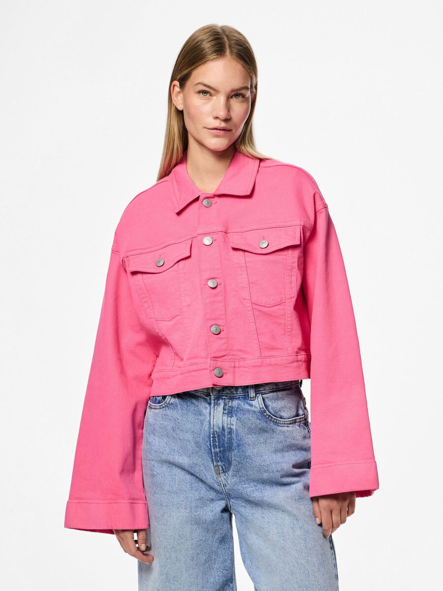 Pieces PCSVALA JEANSJACKE, Pink Lemonade, highres - 17155887_PinkLemonade_003.jpg