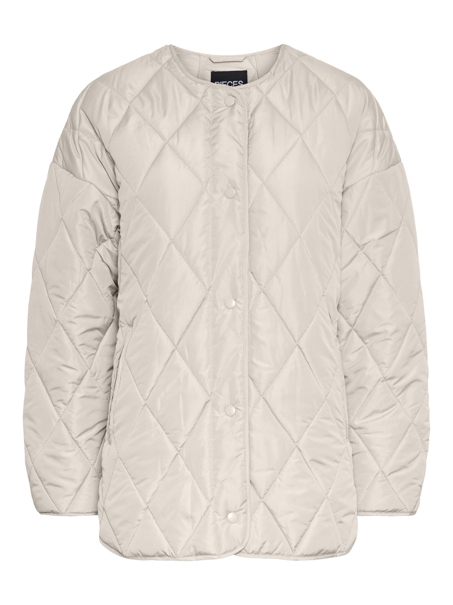 Silver grey quilted jacket hotsell