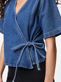 Pieces PCFIBBO DENIM TOPP, Medium Blue Denim, highres - 17158843_MediumBlueDenim_006.jpg
