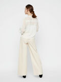 Pieces RUCHES COL MONTANT BLOUSE, Bright White, highres - 17103070_BrightWhite_004.jpg