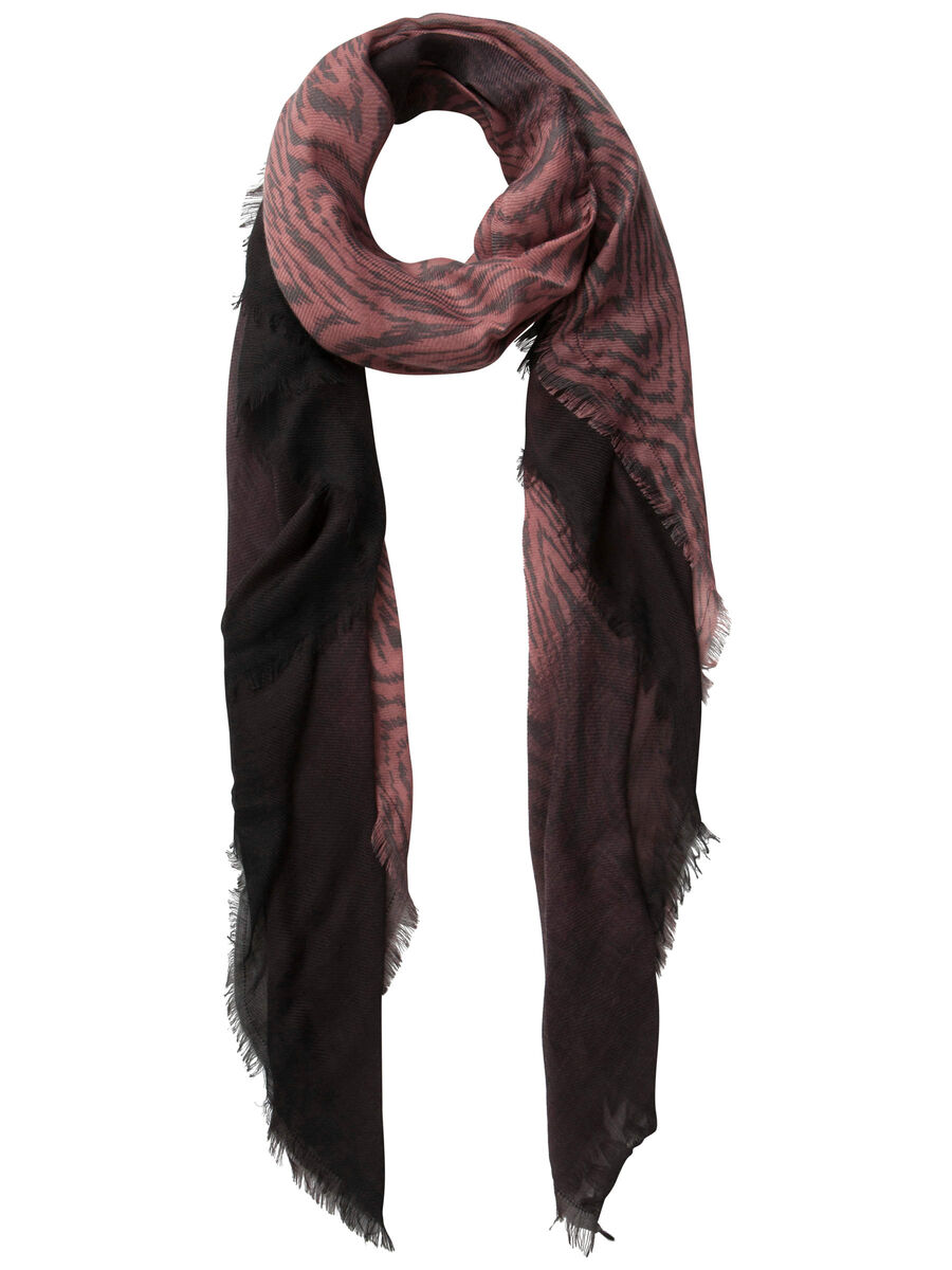 Pieces PRINTED SCARF, Black, highres - 17085221_Black_001.jpg