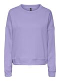 Pieces RELAXED FIT SWEATSHIRT, Lavender, highres - 17113432_Lavender_001.jpg
