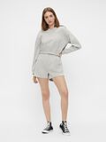 Pieces LOUNGE SHORTS, Light Grey Melange, highres - 17113103_LightGreyMelange_005.jpg