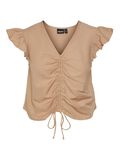 Pieces PCMILANO LINEN-BLEND TOP, Nomad, highres - 17140958_Nomad_001.jpg