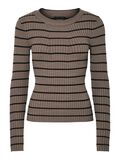 Pieces PCCRISTA KNITTED PULLOVER, Morel, highres - 17115047_Morel_1138199_001.jpg