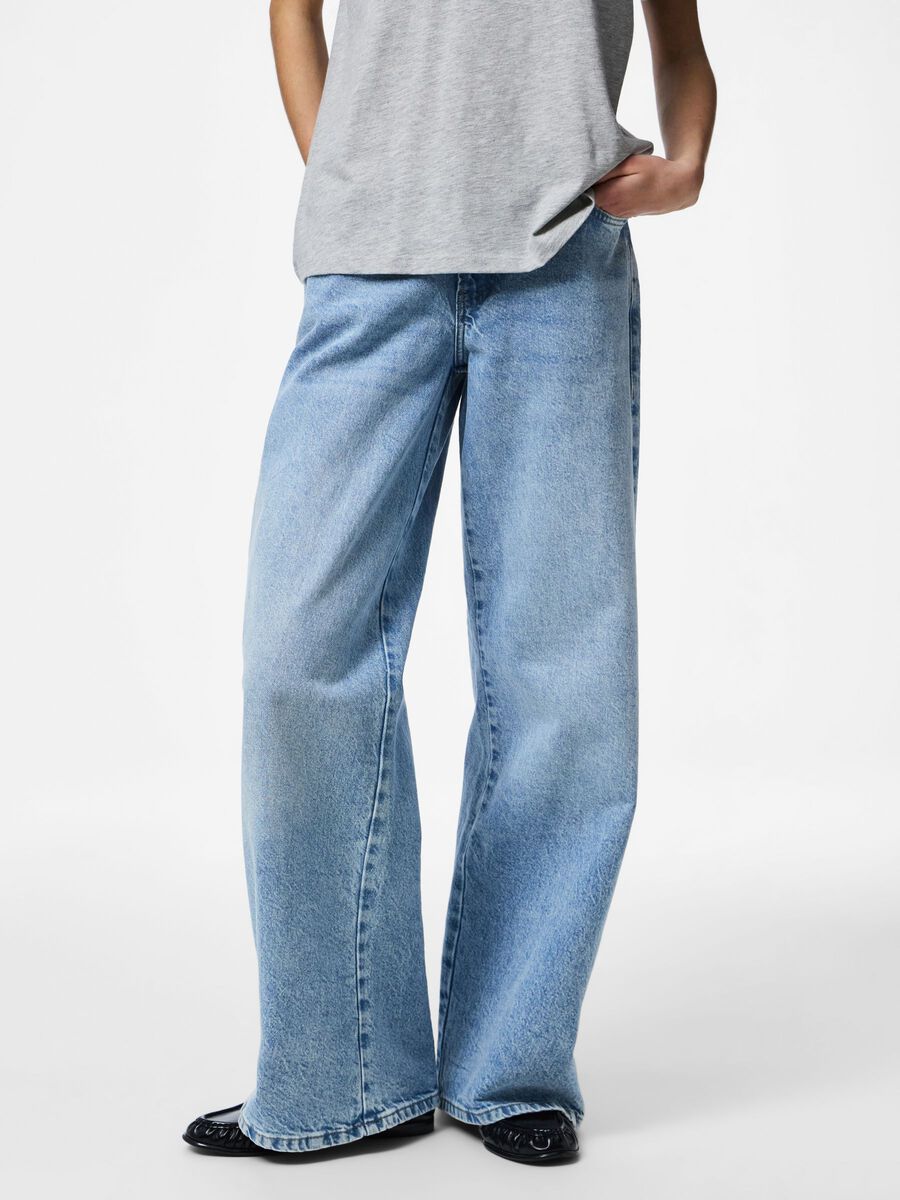 Product carousel image - JEANSY WIDE FIT, Light Blue Denim | 1