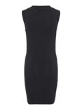 Pieces PCMADISON DRAPED  MINI DRESS, Black, highres - 17151144_Black_002.jpg
