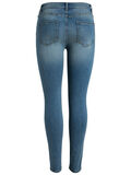 Pieces MID WAIST SKINNY FIT JEANS, Light Blue Denim, highres - 17082887_LightBlueDenim_002.jpg