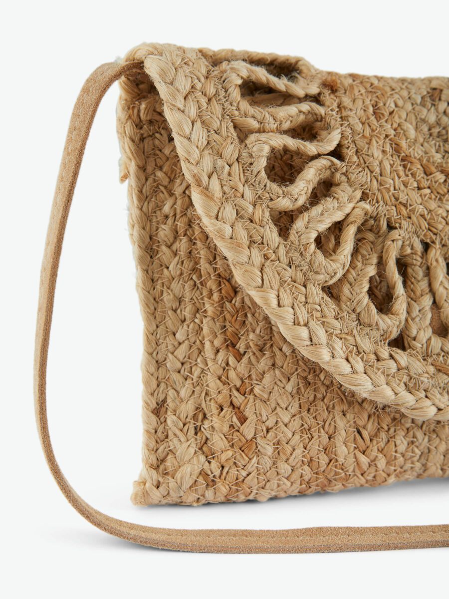 Carousel image - STRAW LOOK CROSSBODY BAG, Nature | 4
