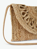 Product image thumbnail - STRAW LOOK CROSSBODY BAG, Nature | 4