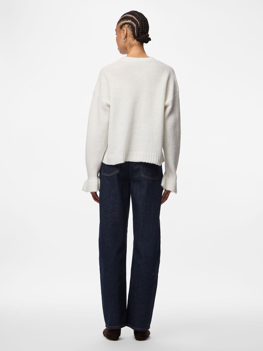 Product carousel image - PCJIMMA KNITTED PULLOVER, Birch | 2