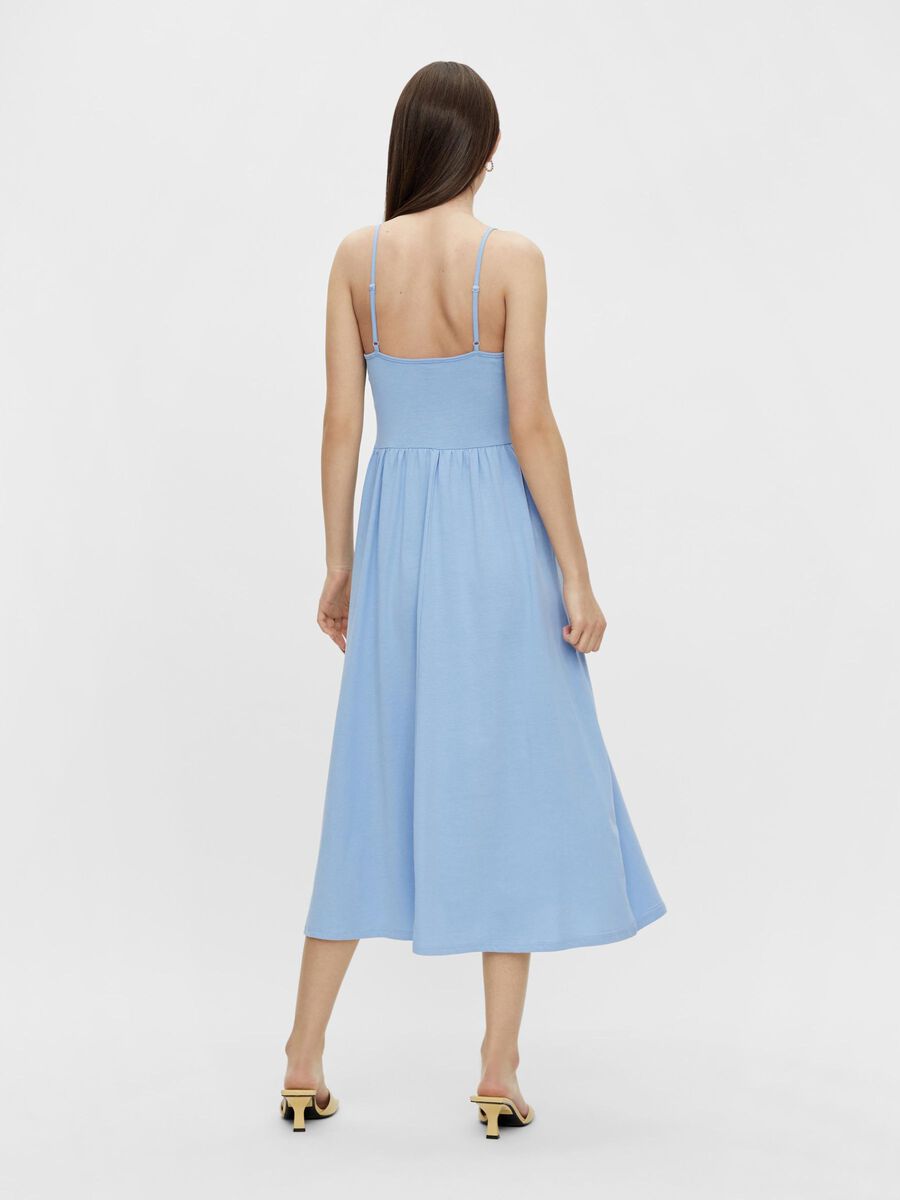 Pieces PCTILY SMOCK MIDI DRESS, Vista Blue, highres - 17113933_VistaBlue_004.jpg