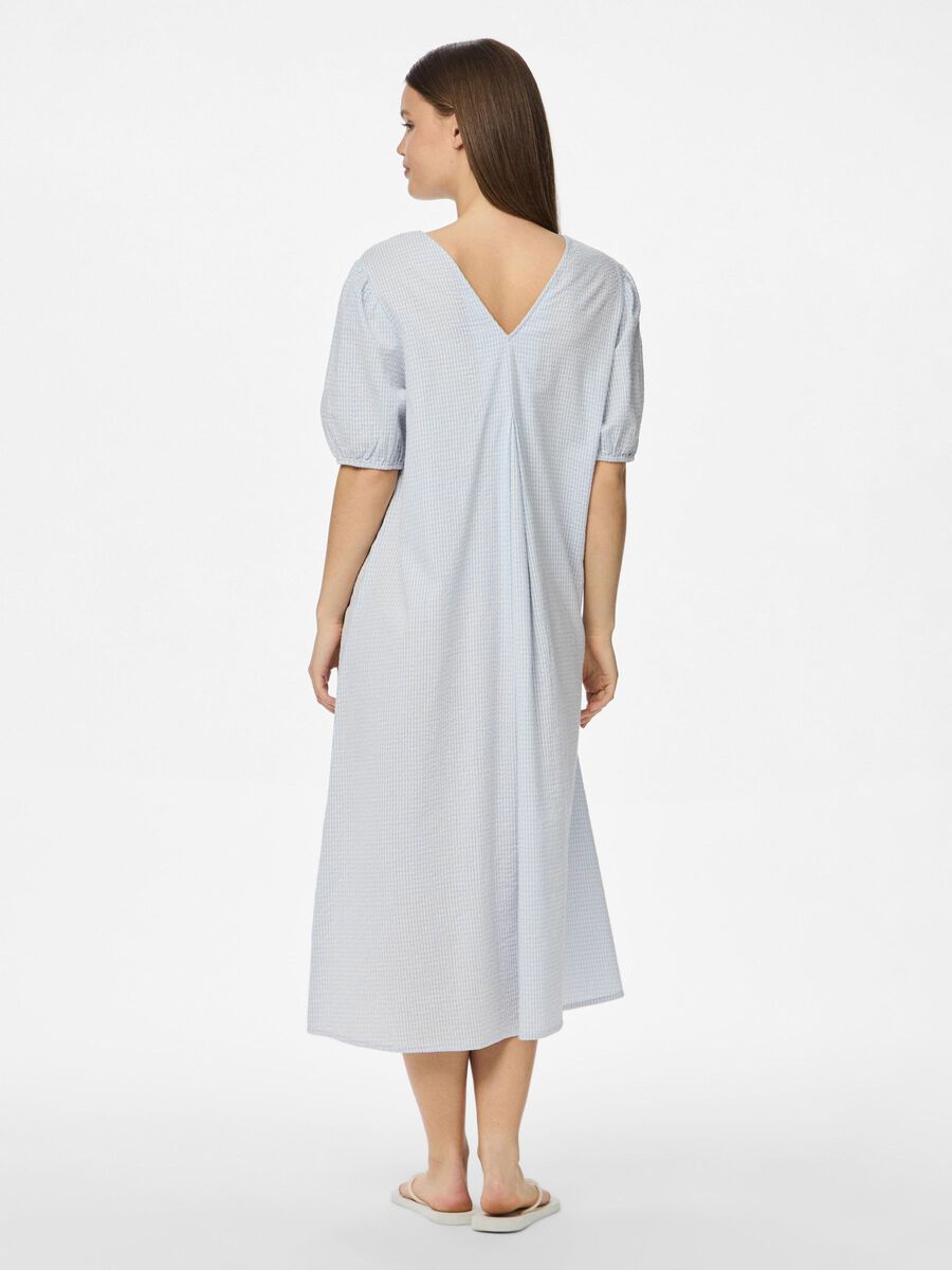 Pieces PCALMA 2/4 MIDI DRESS, Cashmere Blue, highres - 17161217_CashmereBlue_1221864_004.jpg