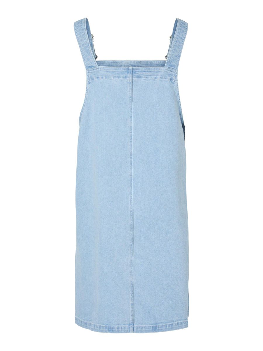 Pieces PCMONICA DENIM SPENCER DRESS, Light Blue Denim, highres - 17161328_LightBlueDenim_002.jpg
