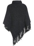 Pieces MAILLE PONCHO, Dark Grey Melange, highres - 17075987_DarkGreyMelange_002.jpg