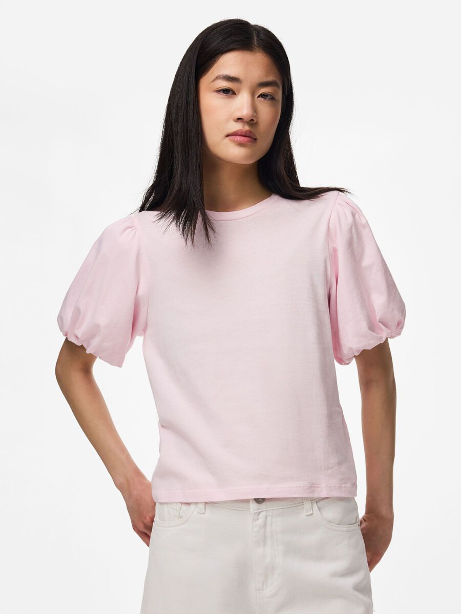 Product carousel image - PCPERNILLA PUF T-SHIRT, Cradle Pink | 1