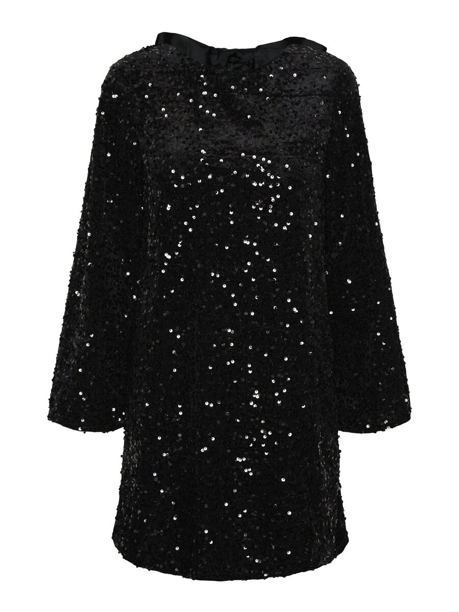 Pieces PCKAM - SEQUINS MINI-ROBE, Black, highres - 17152878_Black_1146677_001.jpg