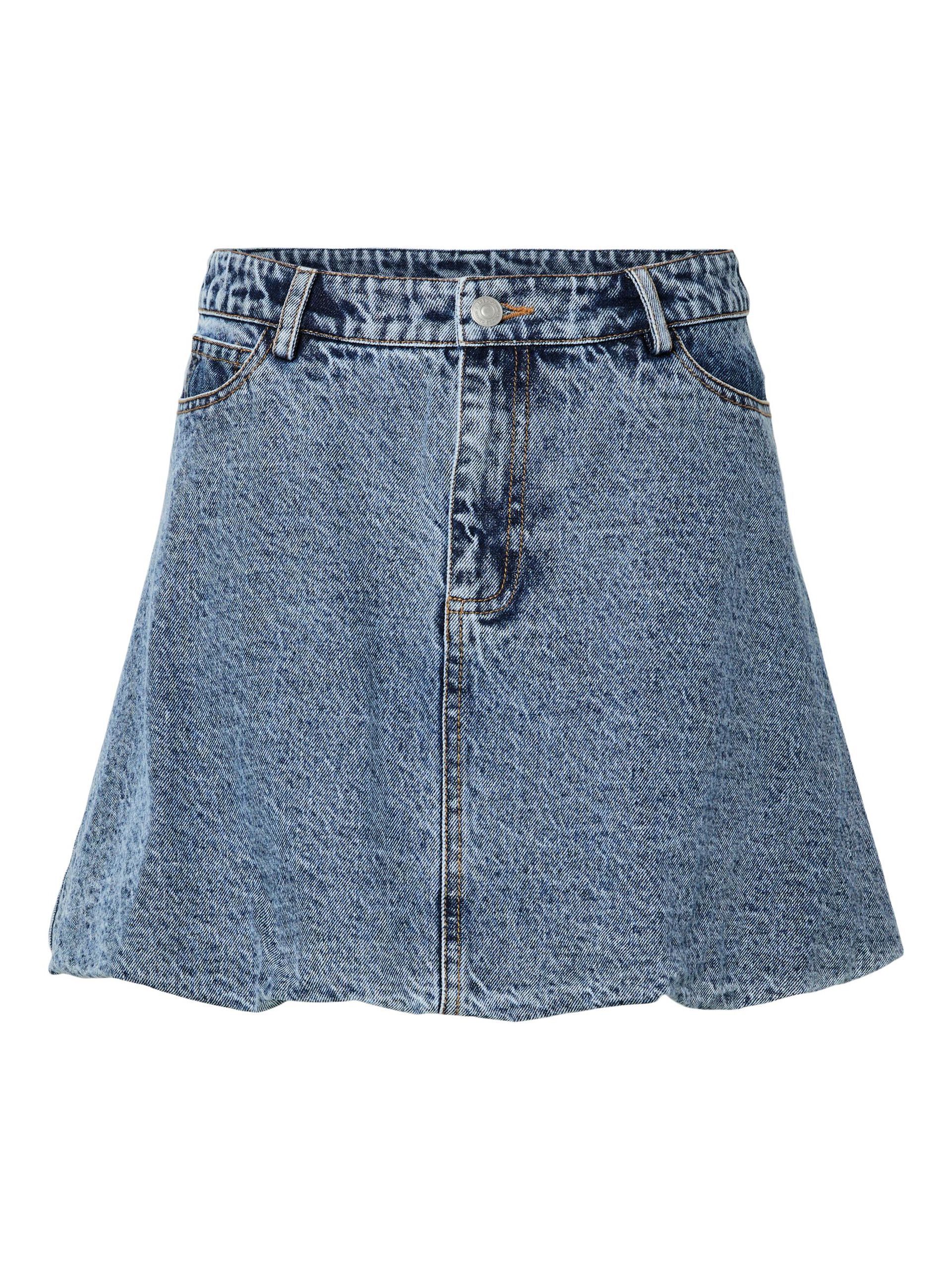 Carousel image - PCALLY JUPE EN JEAN, Light Blue Denim | 7