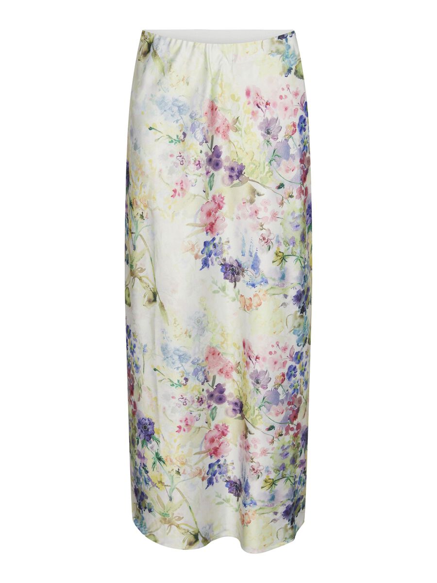 Pcmari Satin Midi Skirt - Pieces - Modalova