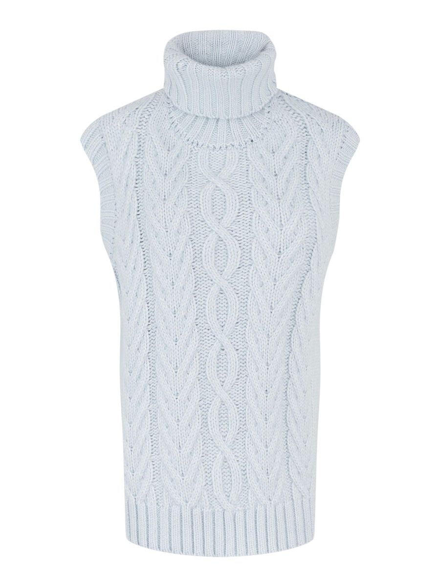 Pieces STRIKKET VEST, Kentucky Blue, highres - 17113247_KentuckyBlue_001.jpg