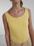 Pieces RIBBED COTTON TOP, Flax, highres - 17101438_Flax_006.jpg