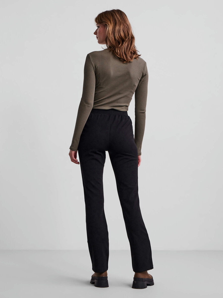 Pieces PCKENNA HIGH-WAIST BROEK, Black, highres - 17119317_Black_004.jpg