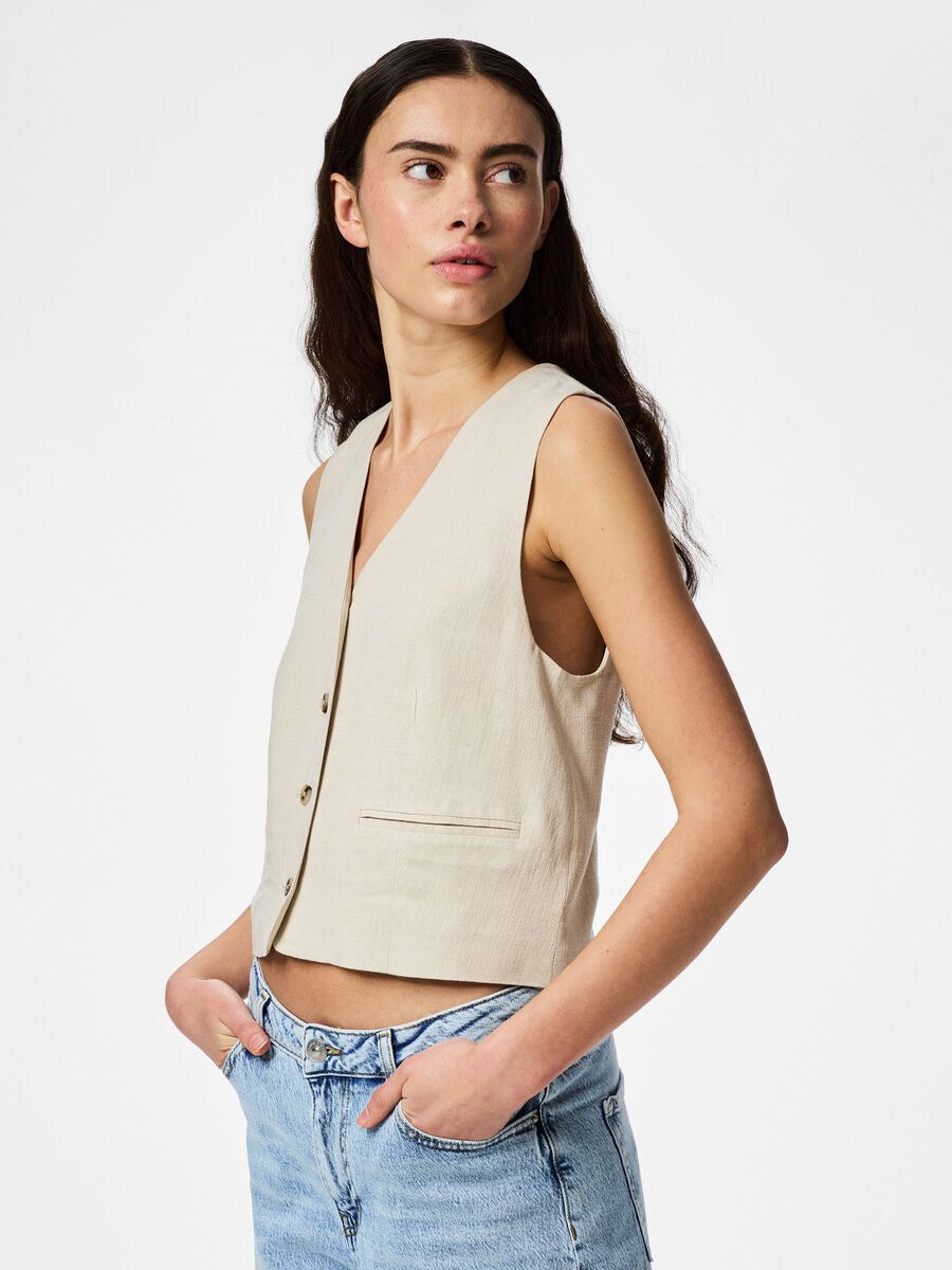 Product carousel image - PCVINSTY  VEST, Silver Lining | 1