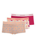 Pieces 3ER-PACK LOGO BOXERSHORTS, Prairie Sunset, highres - 17106659_PrairieSunset_791460_001.jpg