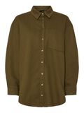 Product image thumbnail - PCMAISIE JEANSHEMD, Military Olive | 6