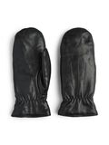 Pieces PCNELLIE LEATHER MITTENS, Black, highres - 17097316_Black_001.jpg