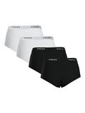 Pieces PCLOGO LADY LOT DE 4. BOXER, Black, highres - 17106857_Black_1123540_002.jpg