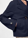 Product image thumbnail - PCSCARLETT SHORT TRENCHCOAT, Maritime Blue | 4