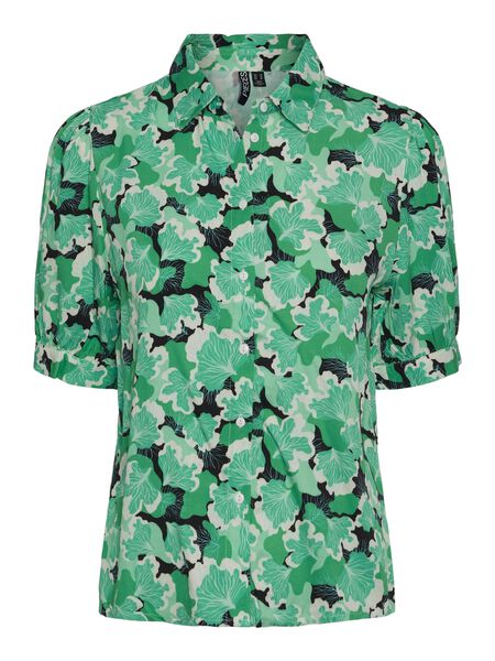 Pieces PCKASEY SHORT SLEEVED SHIRT, Island Green, highres - 17138132_IslandGreen_1030314_001.jpg