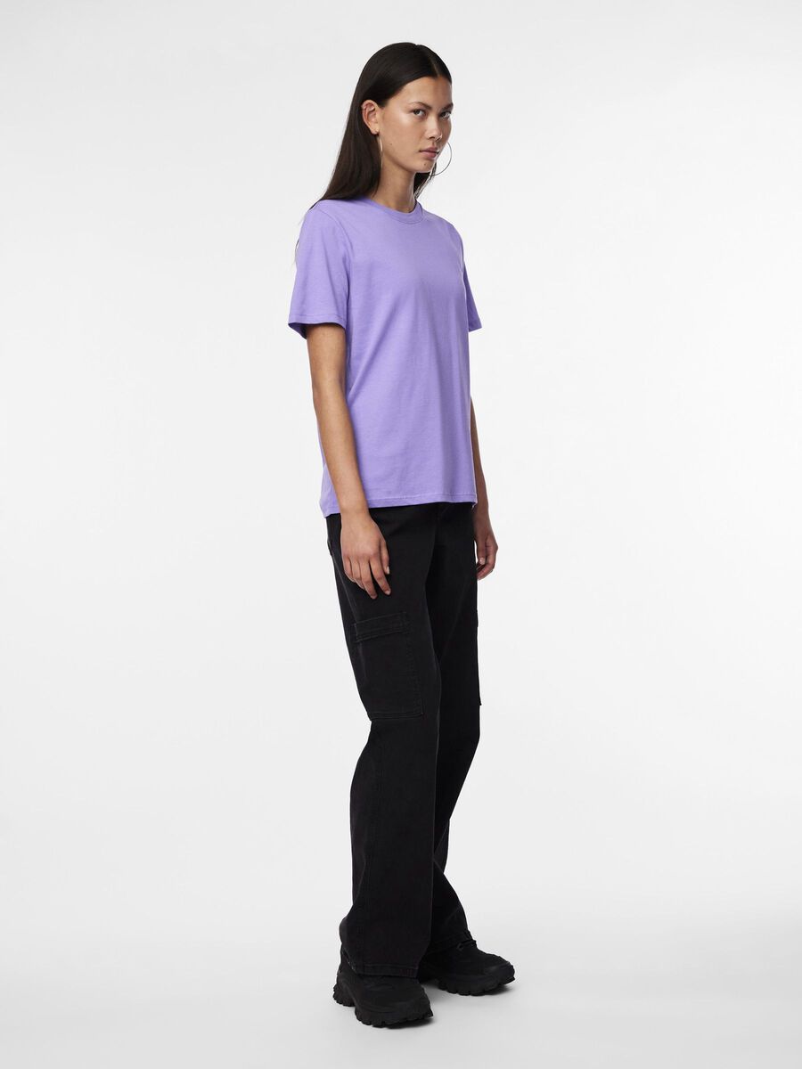 Pieces PCRIA COTTON T-SHIRT, Paisley Purple, highres - 17140802_PaisleyPurple_005.jpg