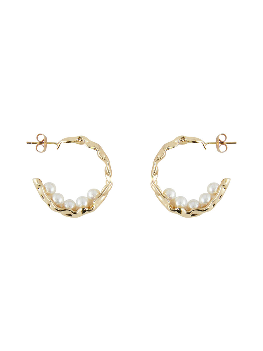 Pieces RING ØRERINGE, Gold Colour, highres - 17109287_GoldColour_808453_008.jpg