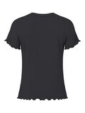 Pieces PCNICCA RIBBET T-SHIRT, Black, highres - 17120085_Black_002.jpg