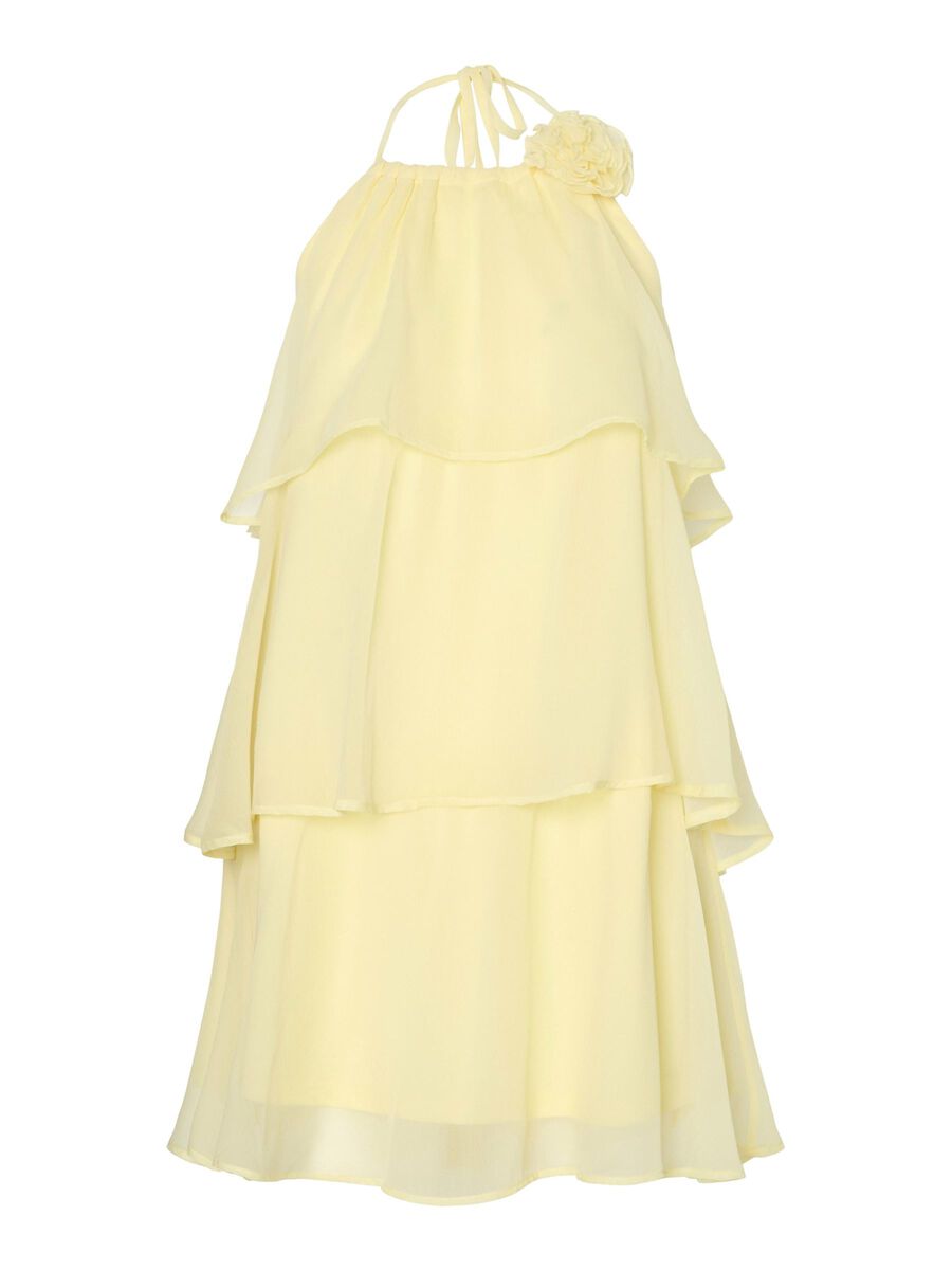 Pieces PCCLARA KORTE JURK, Pale Banana, highres - 17158617_PaleBanana_001.jpg