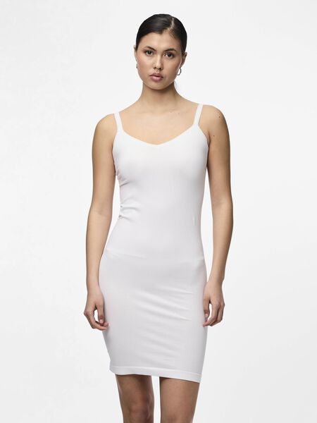 Pieces PCBALLROOM SLIP DRESS, White, highres - 17040856_White_003.jpg