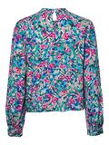 Pieces PCFANNIA LONG SLEEVED BLOUSE, Blue Atoll, highres - 17141761_BlueAtoll_1054046_002.jpg