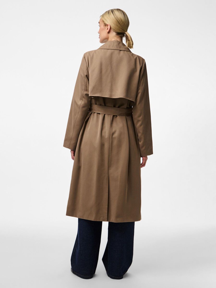 Pieces PCSCARLETT TRENCHCOAT, Brown Lentil, highres - 17146474_BrownLentil_004.jpg
