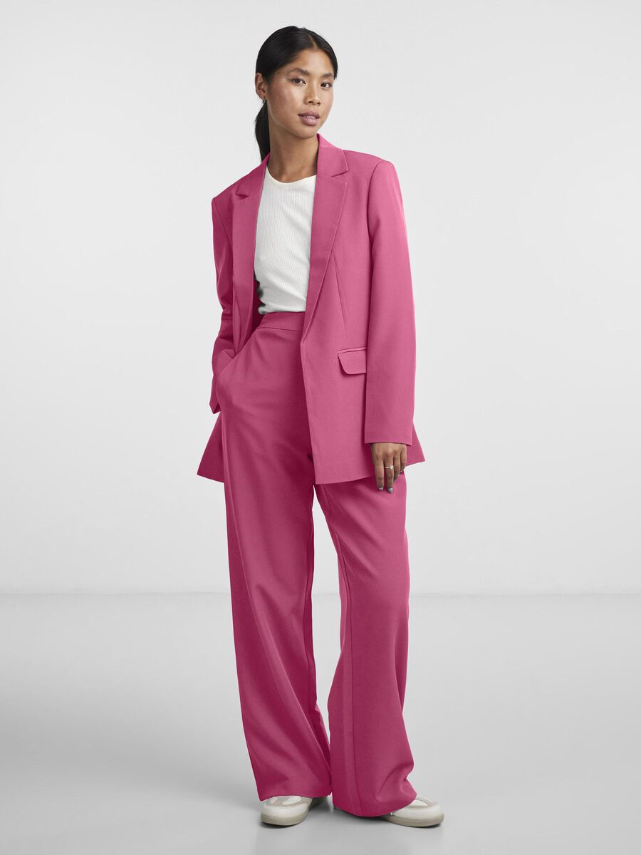 Pieces PCBOZZY WIDE-LEG TROUSERS, Hot Pink, highres - 17140744_HotPink_003.jpg
