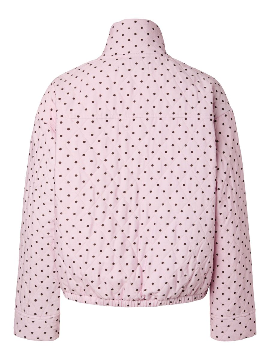 Carousel image 7 PCFAMILLA QUILTED BOMBER JACKET, Roseate Spoonbill