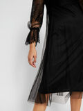 Pieces SEMI-SHEER LACE MIDI DRESS, Black, highres - 17100385_Black_007.jpg