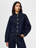 Product image thumbnail - CAMICIA DI JEANS, Dark Blue Denim | 1