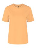 Pieces PCRIA T-SHIRT, Buff Orange, highres - 17086970_BuffOrange_001.jpg