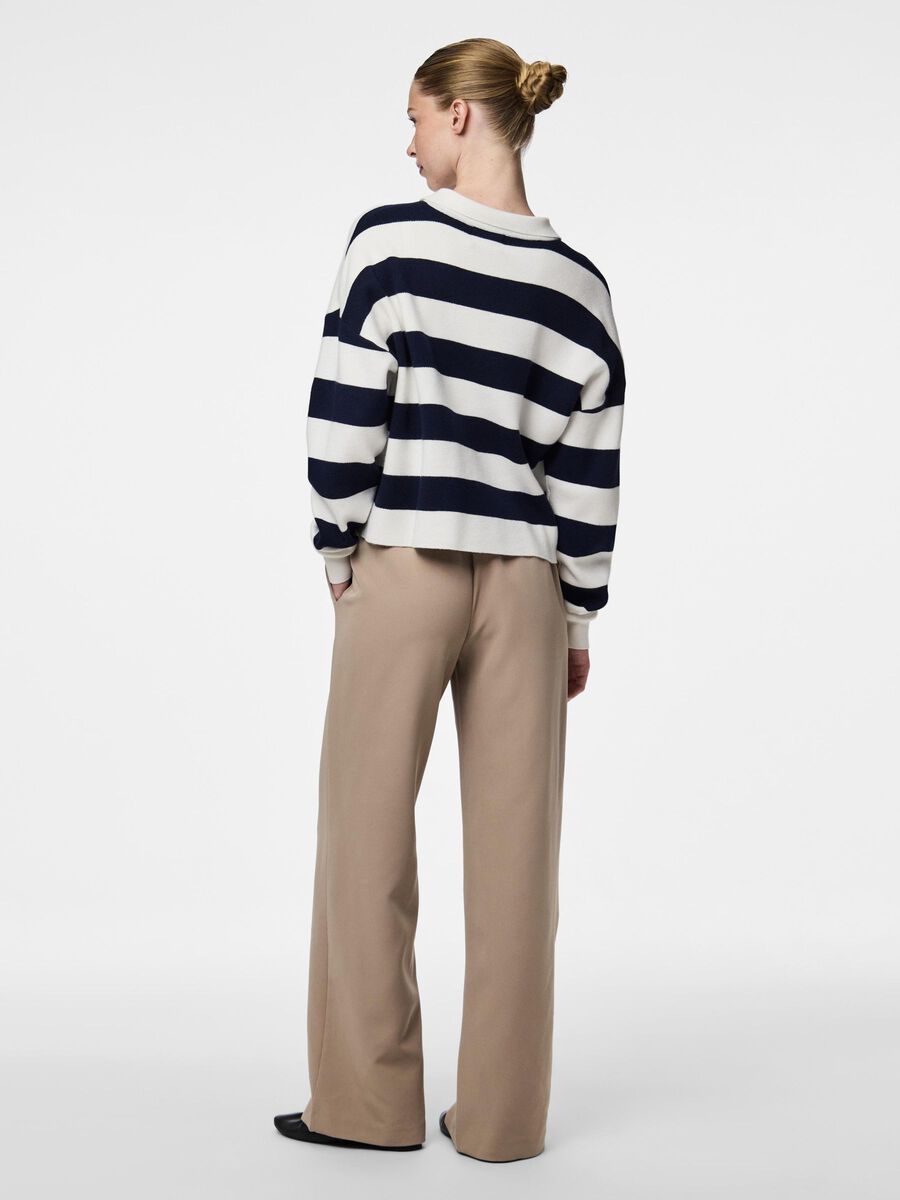 Pieces PCBOZZY WIDE-LEG TROUSERS, Silver Mink, highres - 17140744_SilverMink_004.jpg