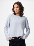 Product image thumbnail - PCRATH KNITTED PULLOVER, Xenon Blue | 1