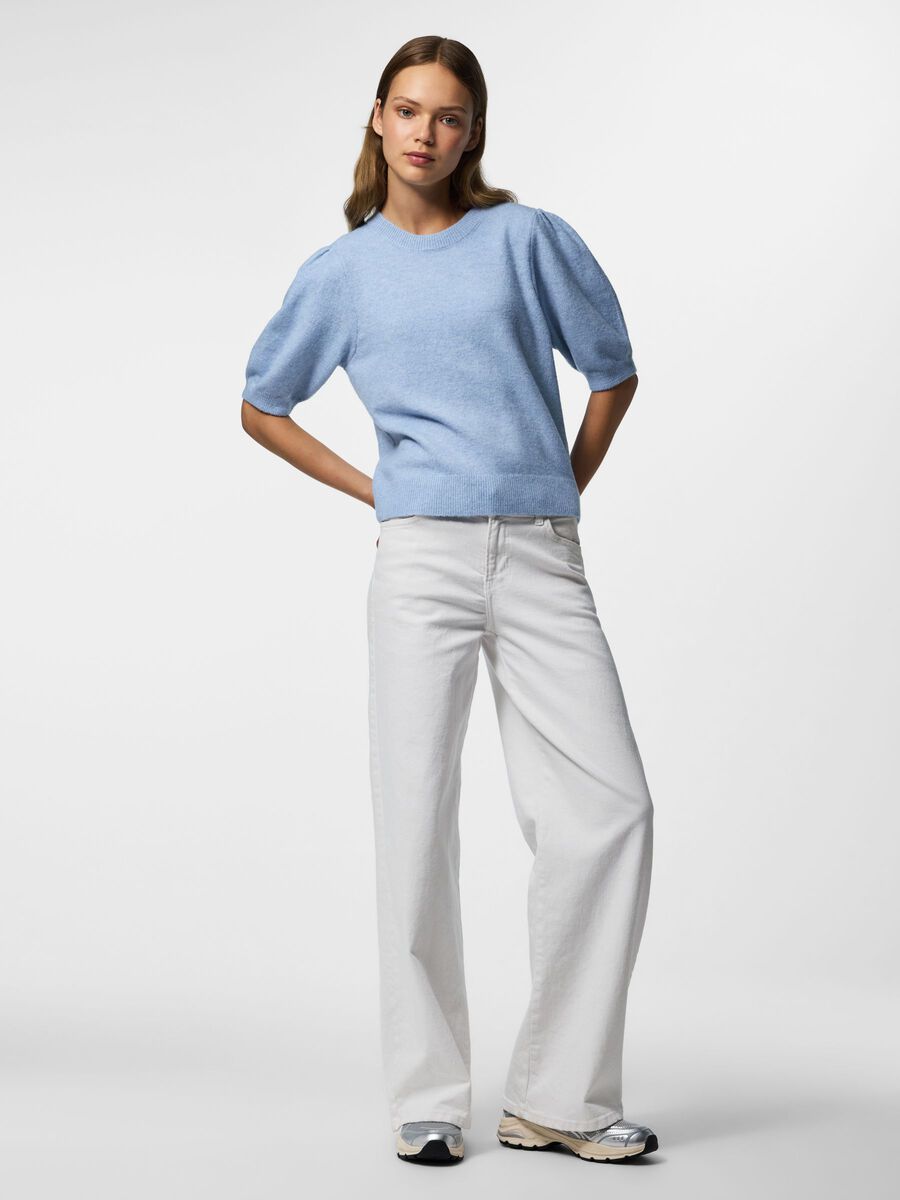 Product carousel image 1 PCALYX T-SHIRT KNIT, Cashmere Blue