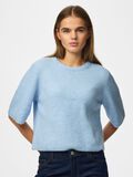 Product image thumbnail 1 PCSILLY SHORT SLEEVED KNITTED TOP, Cashmere Blue